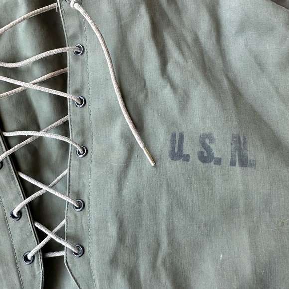 RARE WWII US Navy Department Contract NXSX 55552 USN Deck Jacket - Picture 3 of 10